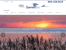 Tablet Screenshot of garretteye.com